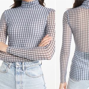 Ganni Mesh Top